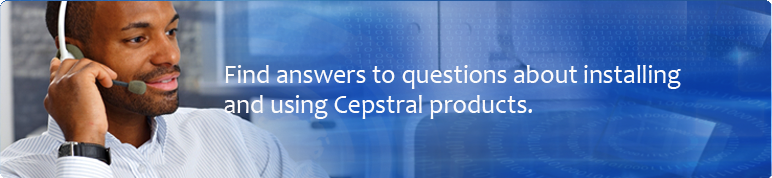 Find answers about installing and using Cepstral products.